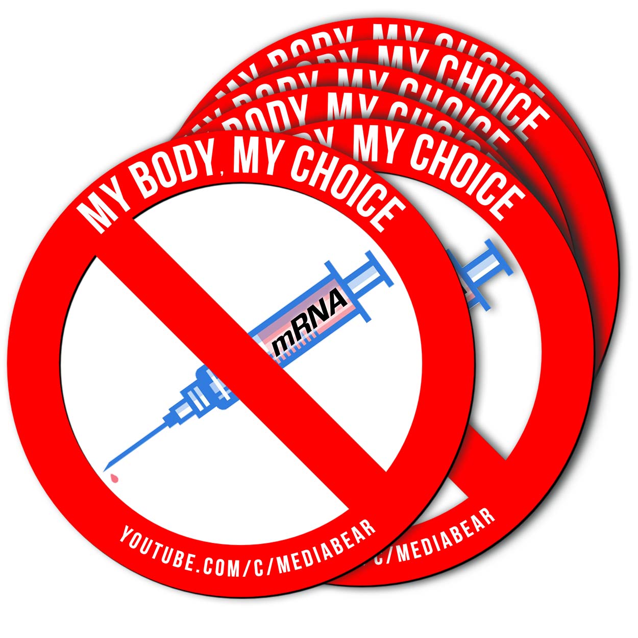 My Body My Choice Sticker Pack